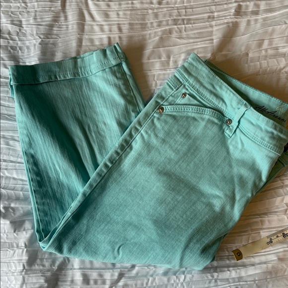 Gloria Vanderbilt Denim - Gloria Vanderbilt Pastel Mint All-Around Slim Jeans